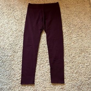Aerie Burgundy Leggings